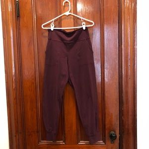 Lululemon align joggers in maroon